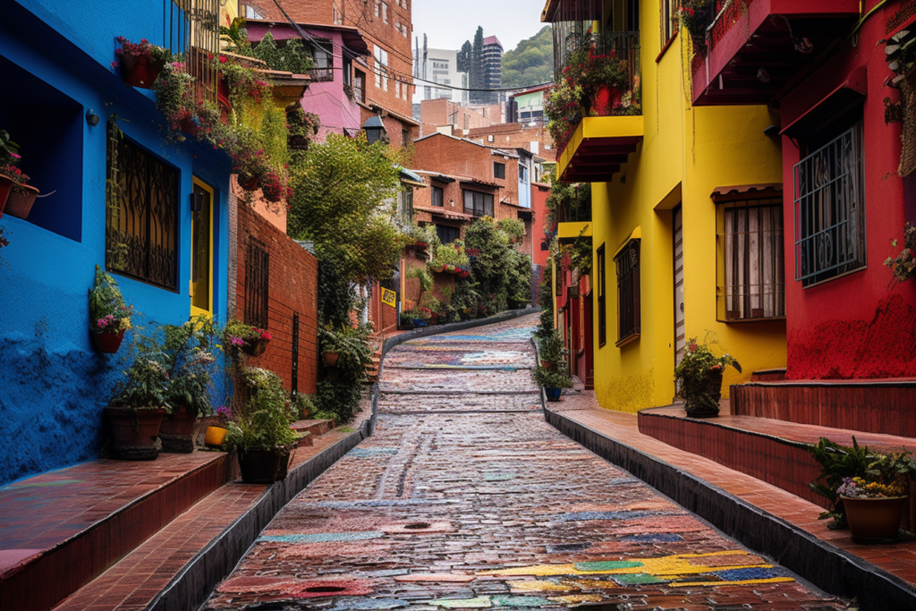 a street in colombia